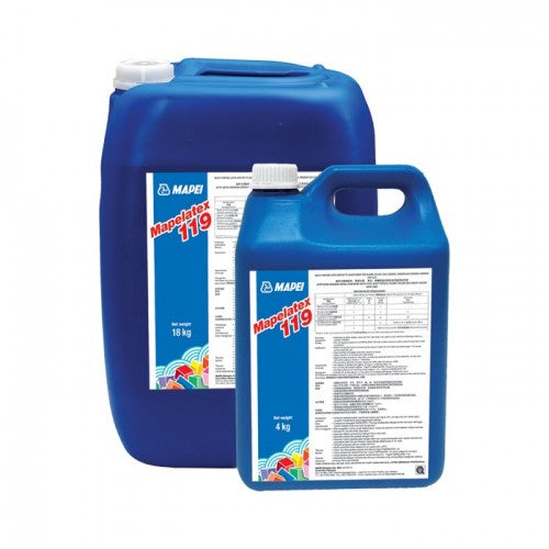 Mapei Mapelatex 119 Water Resistant, Latex Additive For Bonding Slurries & Improving Mortar 4KG